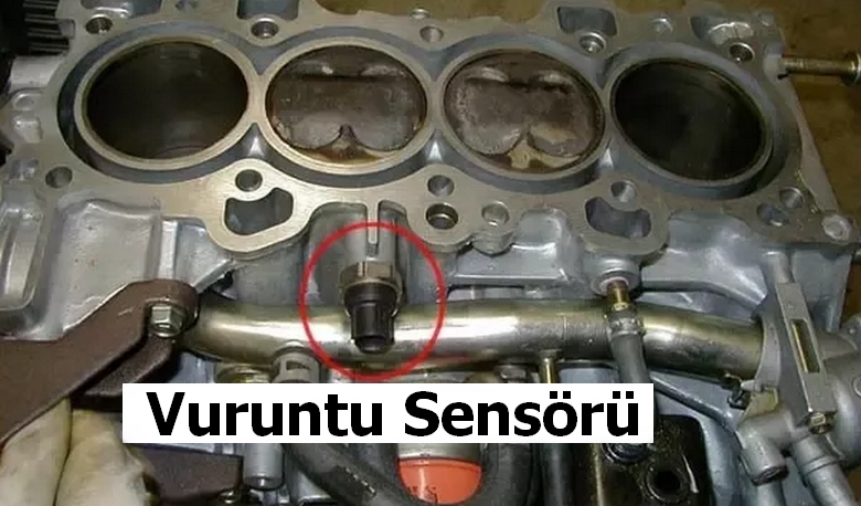 Vuruntu Sensörü Yeri