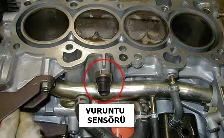 Vuruntu Sensörü (Knock Sensör) Değişimi Ne Kadar? Fiyatı ve İşçilik Ücreti 1 Vuruntu Sensörü Yeri